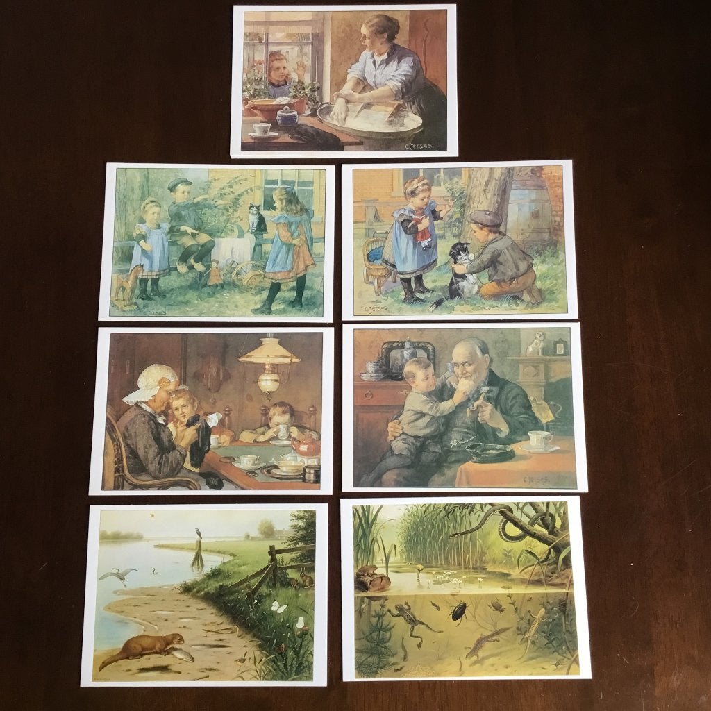 PRENTBRIEFKAARTEN OT EN SIEN, Ophalen of Verzenden, Noord-Brabant