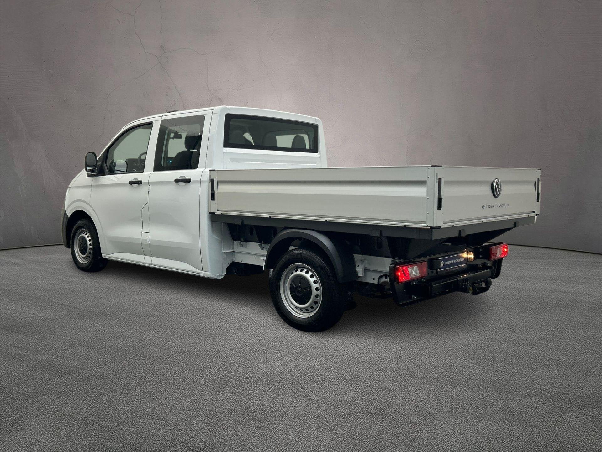 Volkswagen e-Transporter Pick-up Dubbele Cabine L2 136pk 71, Auto's, Volkswagen, Automaat, 71 kWh, Wit, 2470 kg