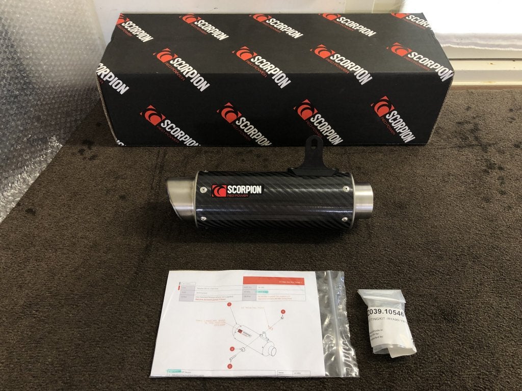 Scorpion RP1-GP uitlaat YZF-R1 YZFR1 R1 M 15-19 RN32 RN49, Unit 3 High Holborn Road, Codnorgate Business Park, Ripley, Derbyshire, DE5 3NW