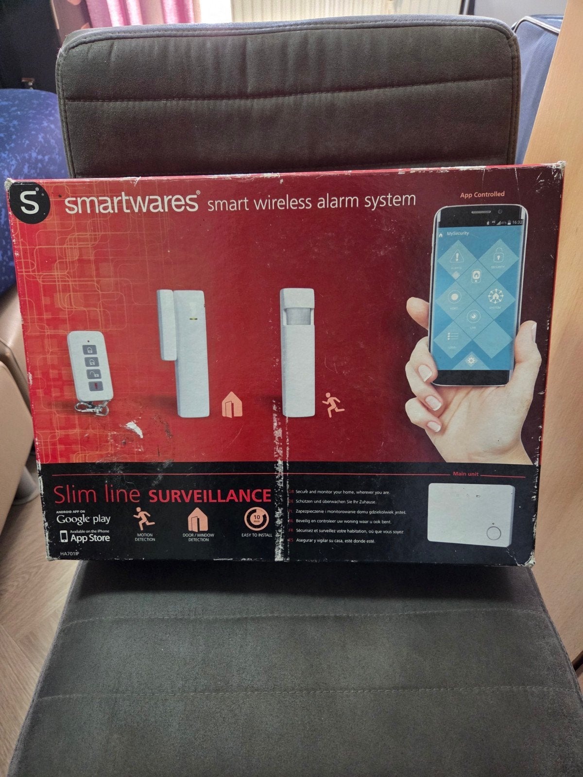 Smartwares Slim Line Surveillance Draadloos Alarmsysteem, Beweging, Draadloos, Nieuw, Ophalen of Verzenden