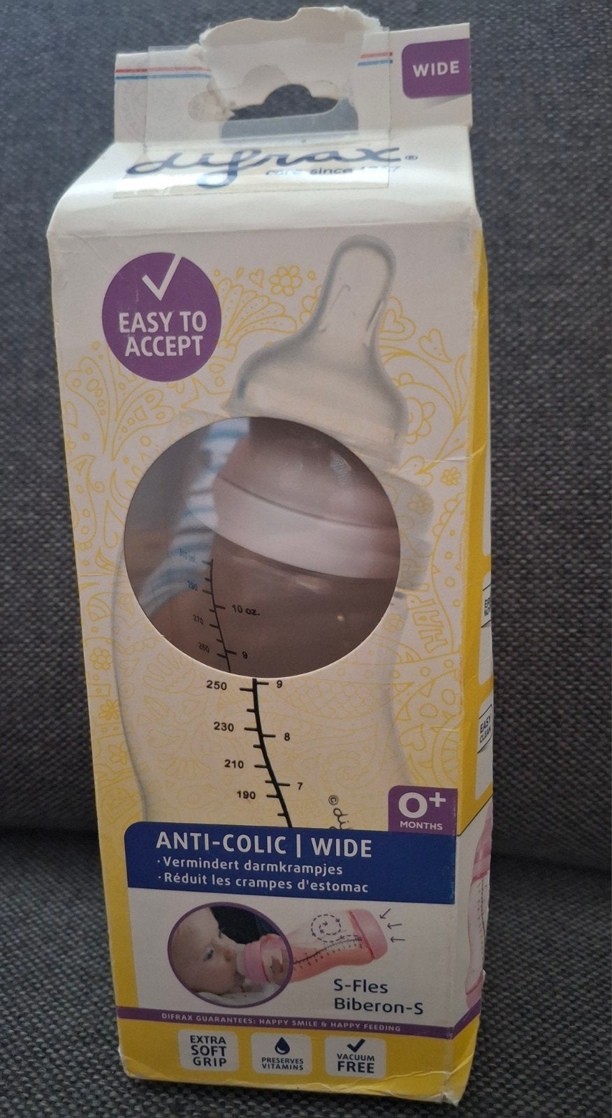 Difrax babyfles S-fles, Ophalen of Verzenden, Nieuw, Babyfles, Difrax