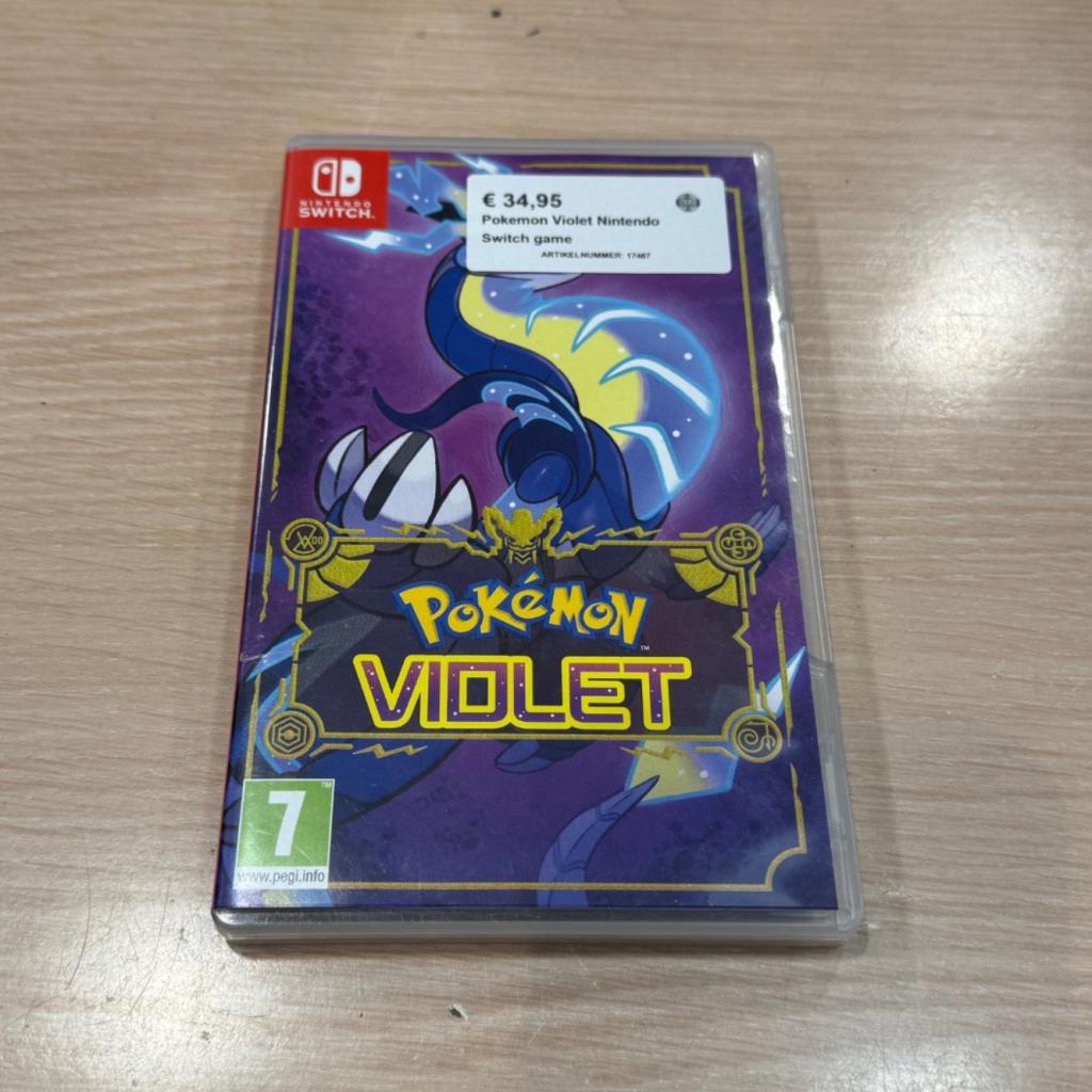 Pokemon Violet Nintendo Switch game, Nintendo, Zo goed als nieuw, Support@nintendo.com, 11-1 Hokotate-cho, Kamitoba, Minami-ku
Kyoto 601-8501
Japan