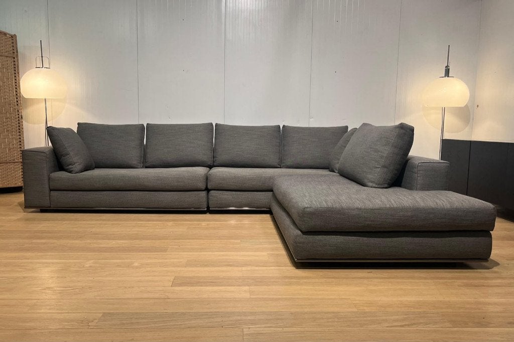 Nieuwstaat Minotti Hamilton Hoekbank Modulair - NP €27.500