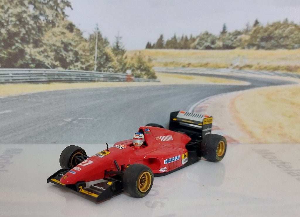 1:43 Ferrari 412 T1 F1 #27 1994; Jean Alesi; Onyx #211, Ophalen of Verzenden, Gebruikt, Auto, Overige merken