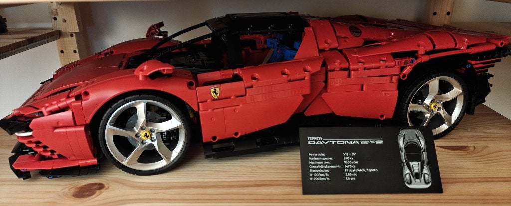 LEGO - Technic - Ferrari Daytona SP3 - 42143, Ophalen, Inclusief instructies, Lego, Zo goed als nieuw