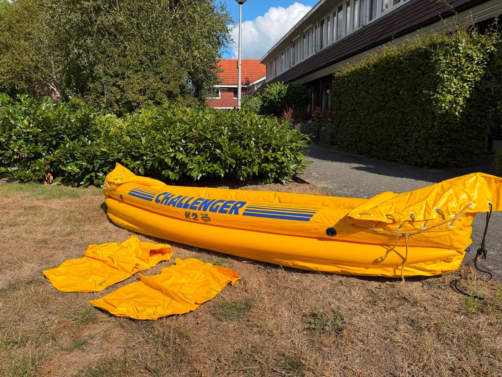 Intex Challenger K2 opblaasbare kajak - 2-persoons, Ophalen, Opblaasbaar, Gebruikt, 2-persoons