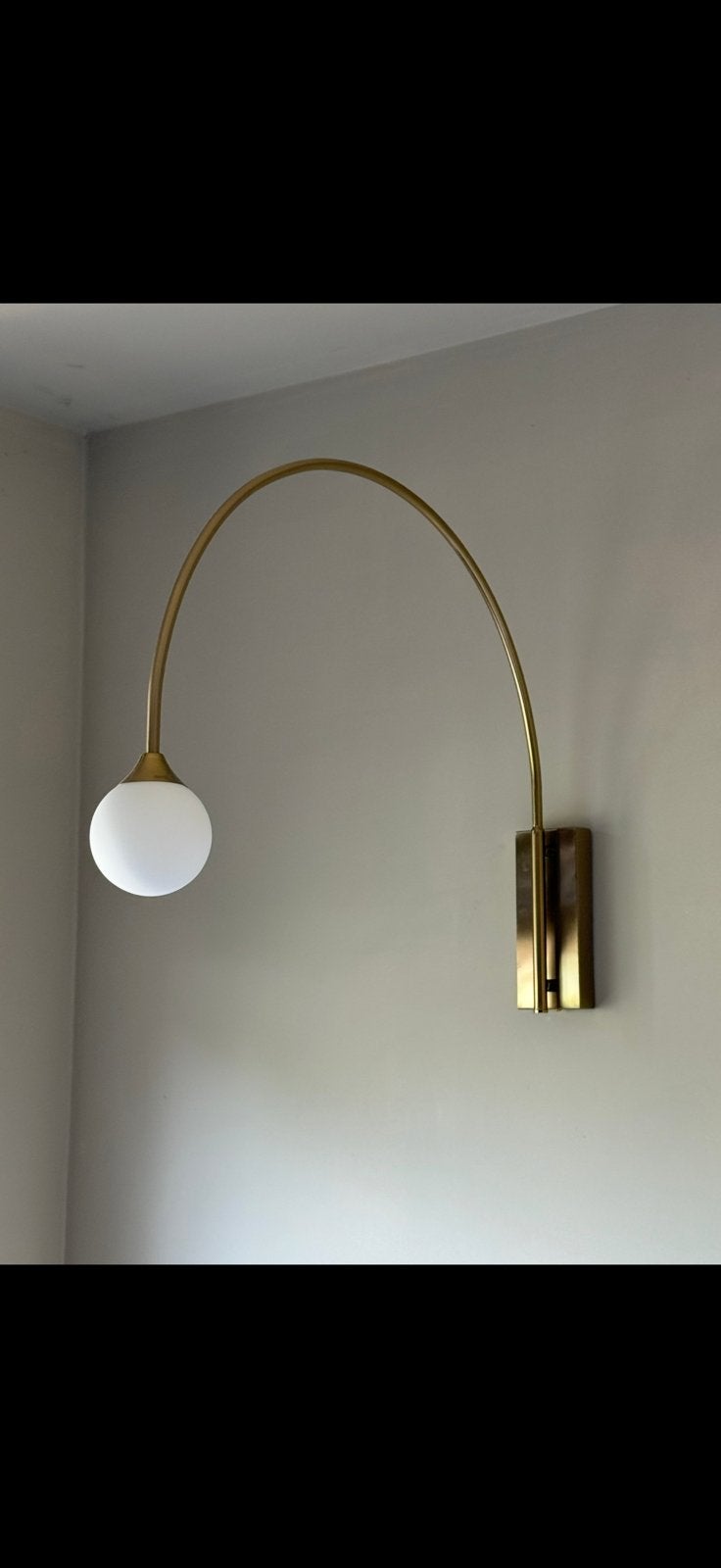 Wandlamp/wandlampen boog, goud, messing, bol zara home style, Ophalen of Verzenden