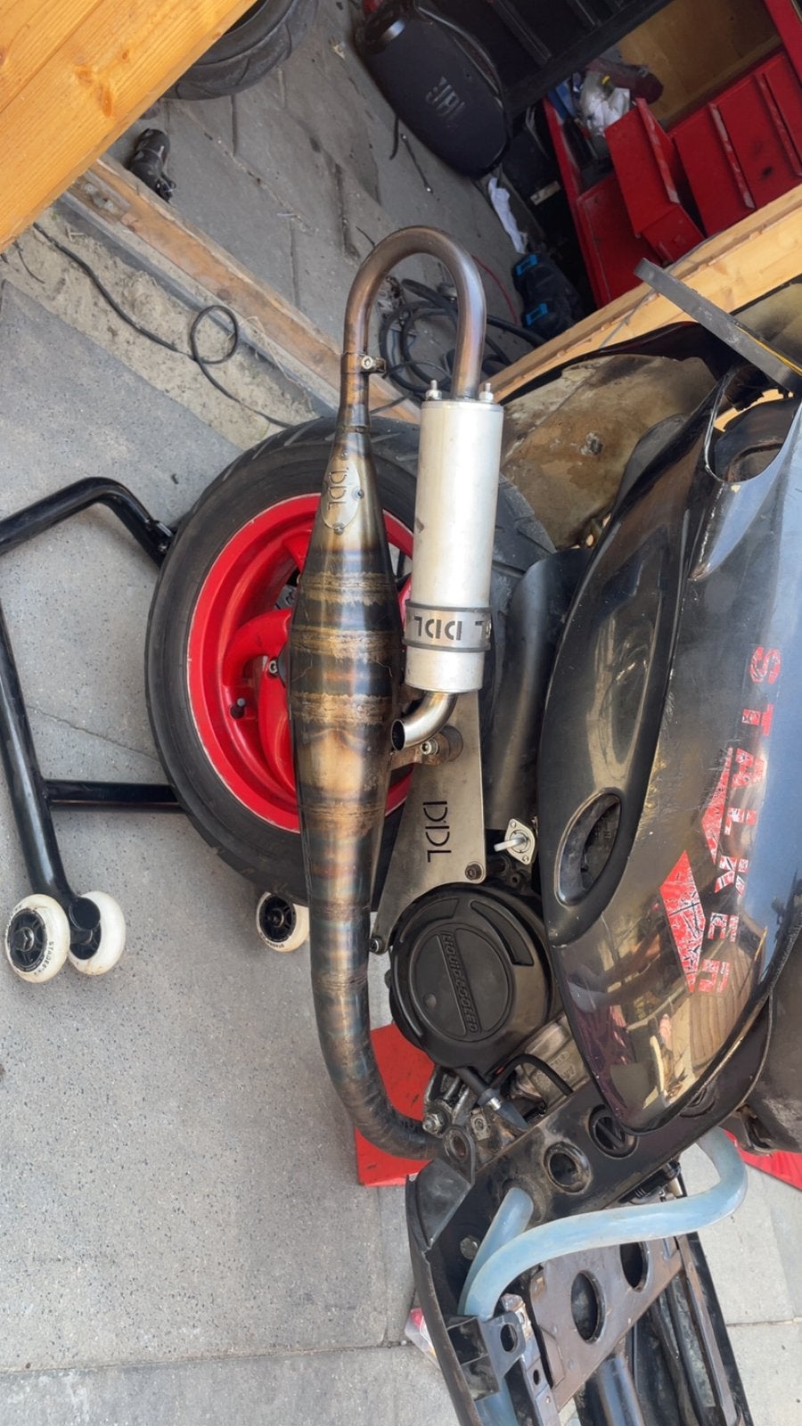 Ddl street race piaggio nette staat, Verzenden