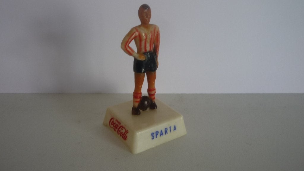 Coca Cola Voetbalpoppetje S.P.A.R.T.A., Verzamelen, Ophalen of Verzenden, Gebruikt, Sparta, Beeldje of Poppetje