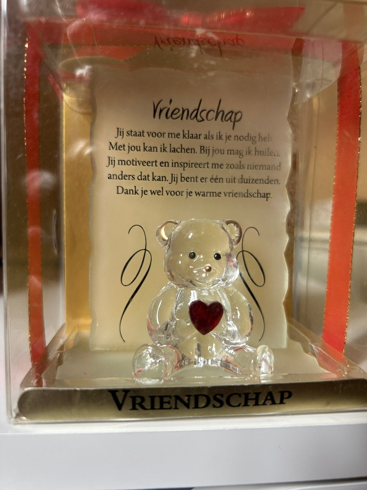 Vriendschap beer Hand-blown art glass, Ophalen of Verzenden