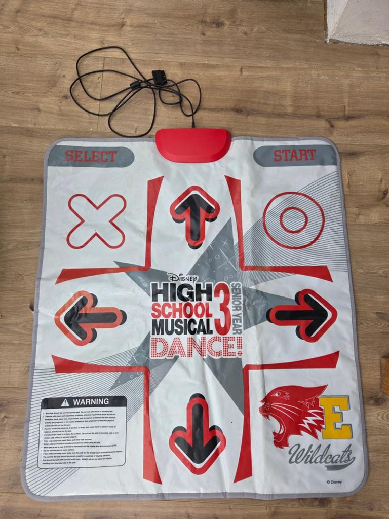 High School Musical 3 Dansmat voor PlayStation, Spelcomputers en Games, Gebruikt, Overige typen, Overige merken, PlayStation