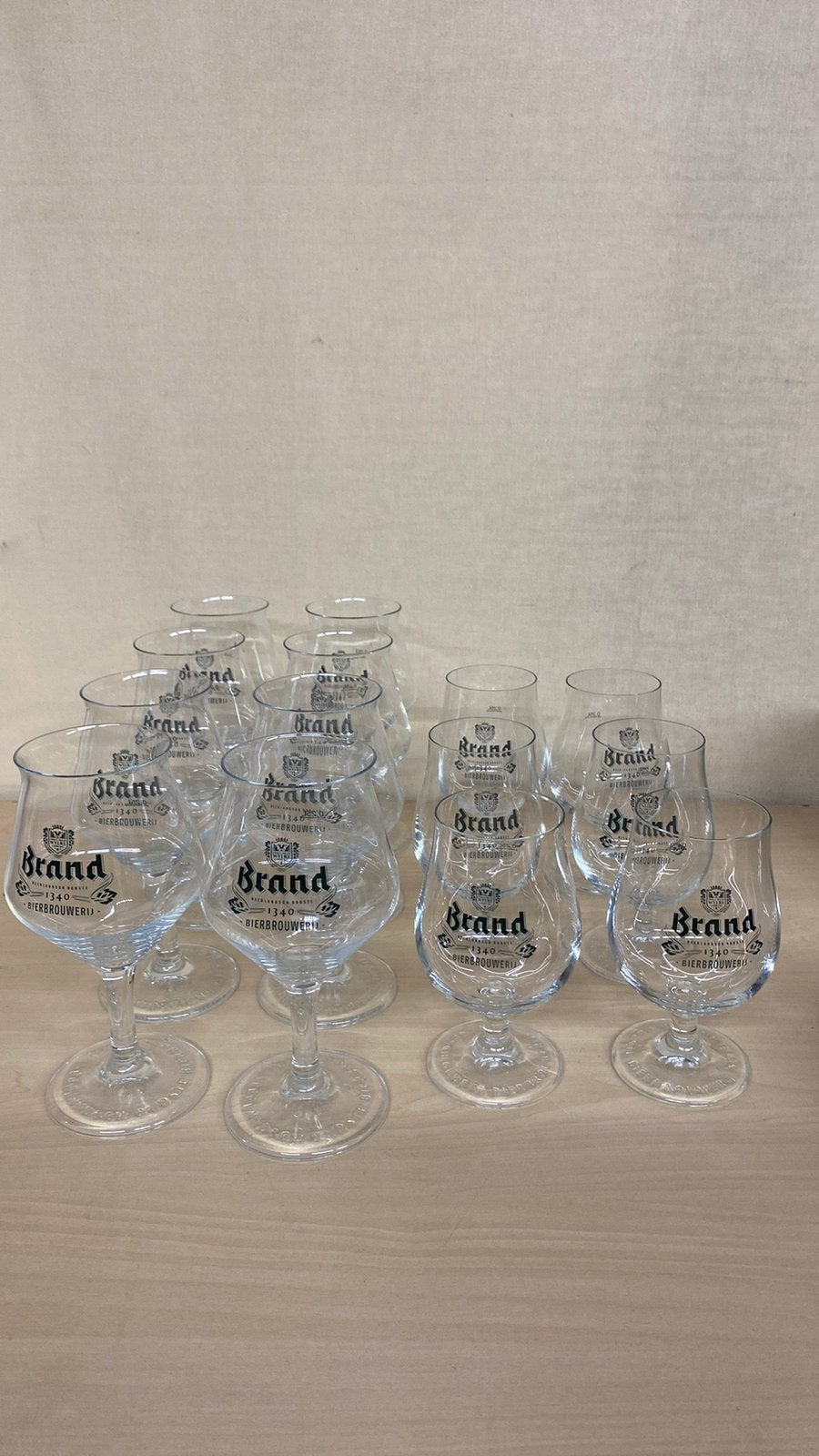 Brand bierglazen, Ophalen, Zo goed als nieuw, Glas of Glazen, Brand
