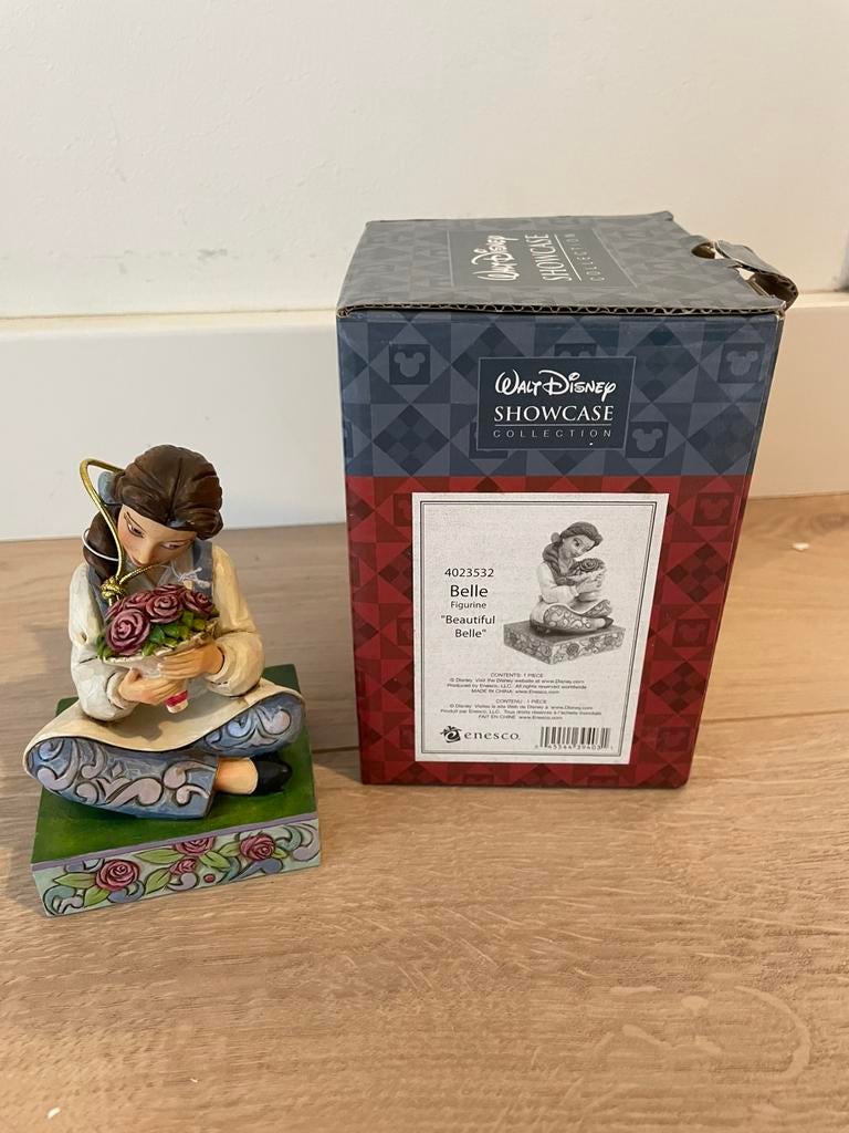 Disney traditions Jim shore  Beautifull Belle, Verzamelen, Ophalen of Verzenden, Assepoester of Belle, Zo goed als nieuw, Beeldje of Figuurtje