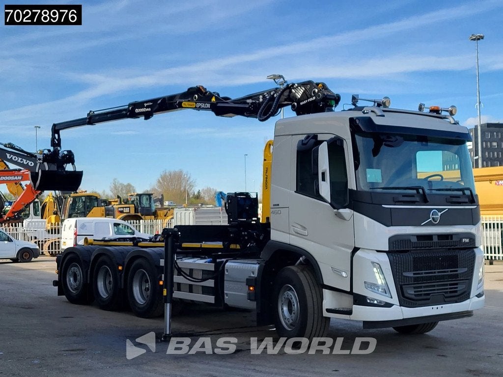 Volvo FM 460 8X4 NEW! Palfinger Q200Z95TR Crane + HT24 TEC H, Auto's, Vrachtwagens, Automaat, Stof, 460 pk, Euro 6