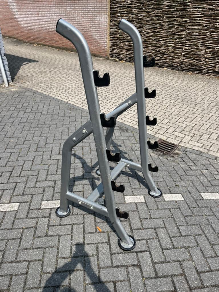 Stangenrek voor 5 stangen Lifemaxx grijs - Dordrecht, Ophalen, Gebruikt, Overige typen, Lifemaxx