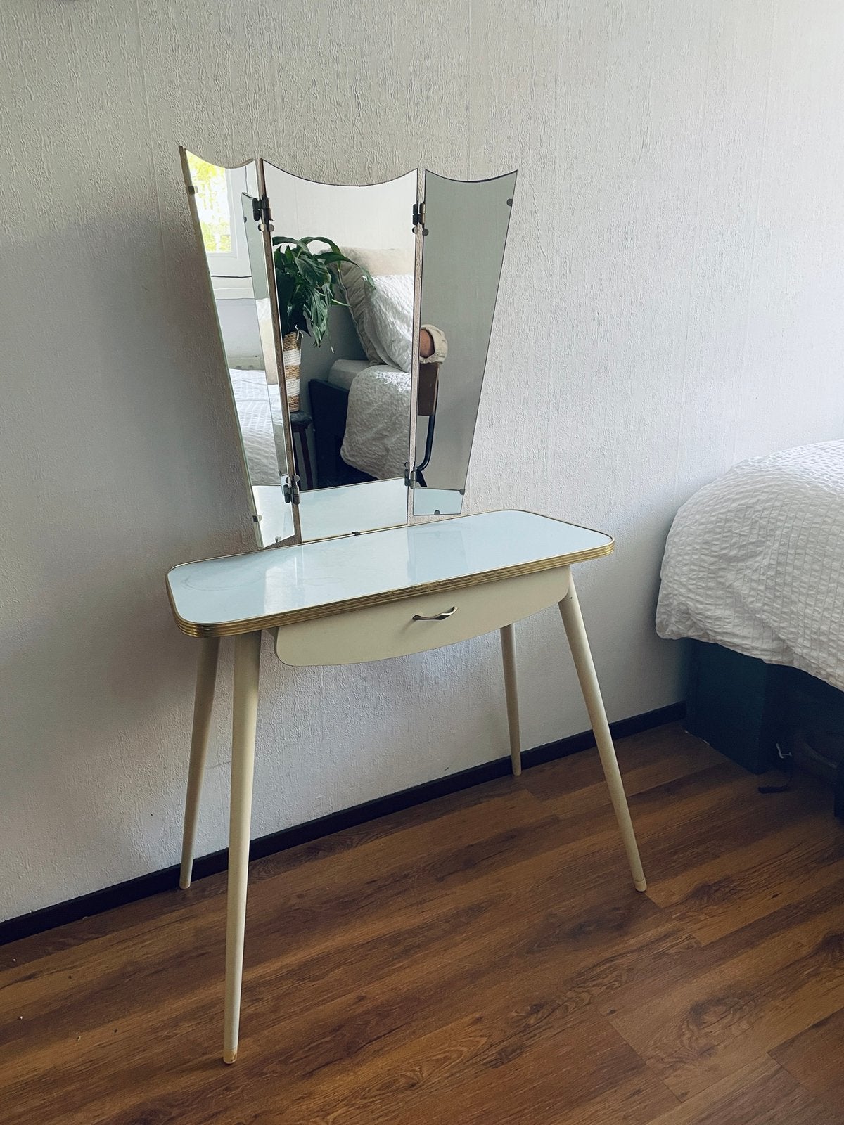 Formica kaptafel vintage, Ophalen, Gebruikt, 50 tot 100 cm, Minder dan 100 cm