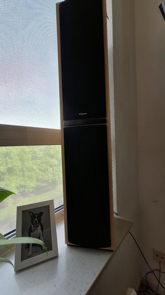 Te koop: prima Pioneer speakers., Ophalen, Minder dan 60 watt, Front, Rear of Stereo speakers, Overige merken