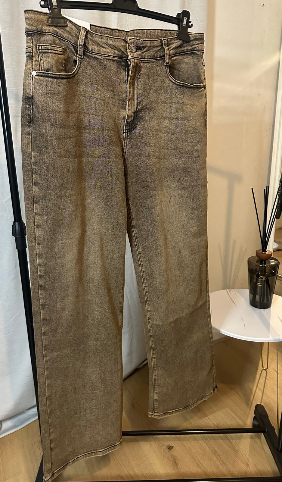 Plus size straight fit jeans met veel stretch (L-3XL), Kleding | Dames, Ophalen of Verzenden, Gedragen, Overige kleuren, Overige jeansmaten