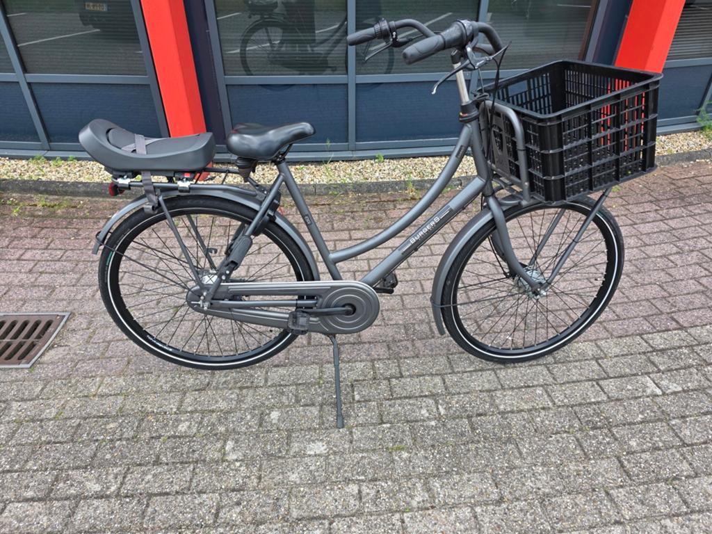Nette Burgers fiets met 7 versnellingen, Fietsen en Brommers, Fietsen | Dames | Damesfietsen, Terugtraprem, Gebruikt, Versnellingen