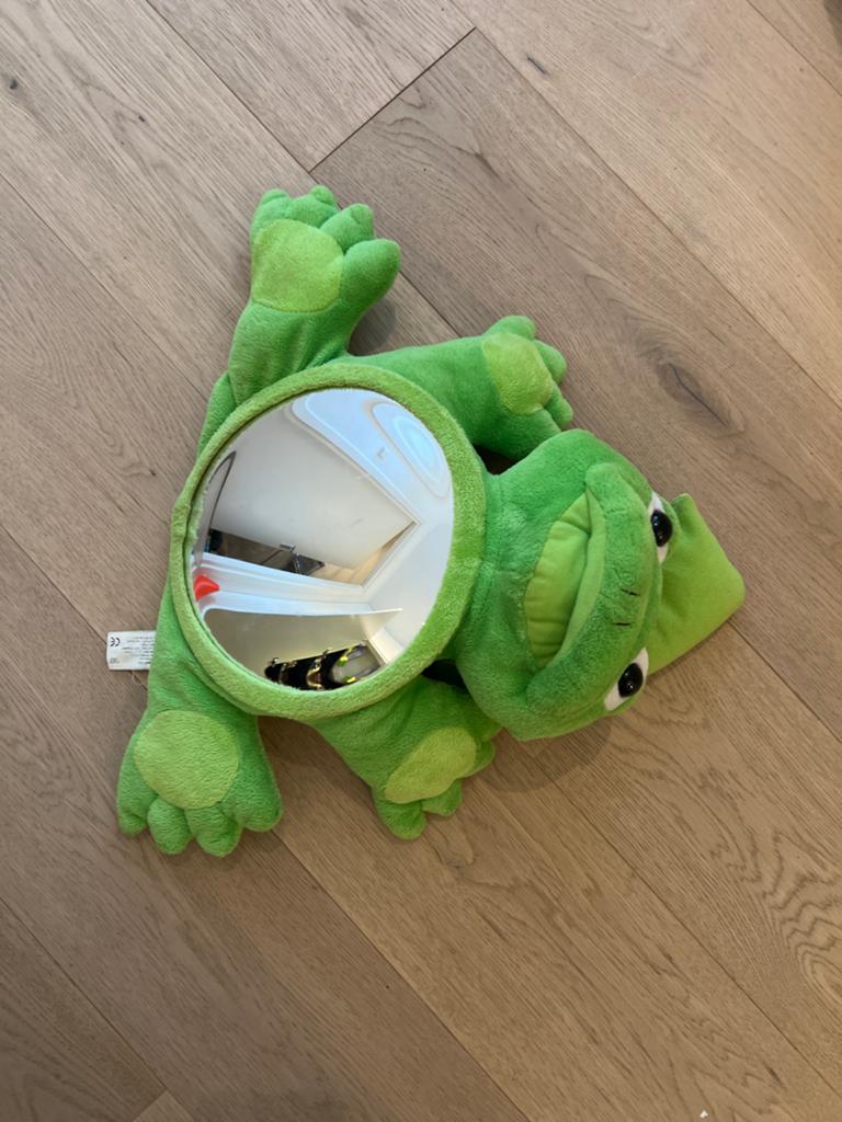 Baby autospiegel in kikker design, Ophalen of Verzenden, Gebruikt
