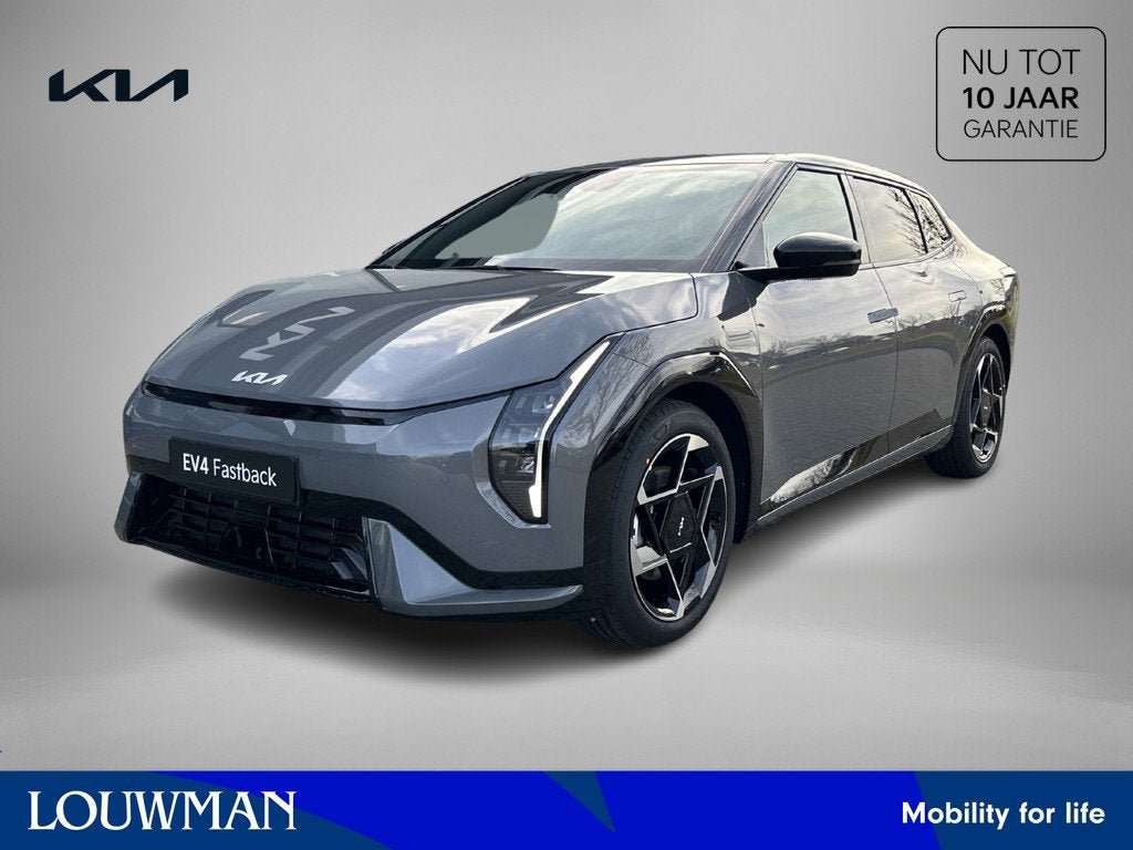 Kia EV4 Fastback GT-Line Business Edition 81.4kWh (bj 2026), Auto's, Kia, 12 maanden, Zwart, Leder, Nieuw