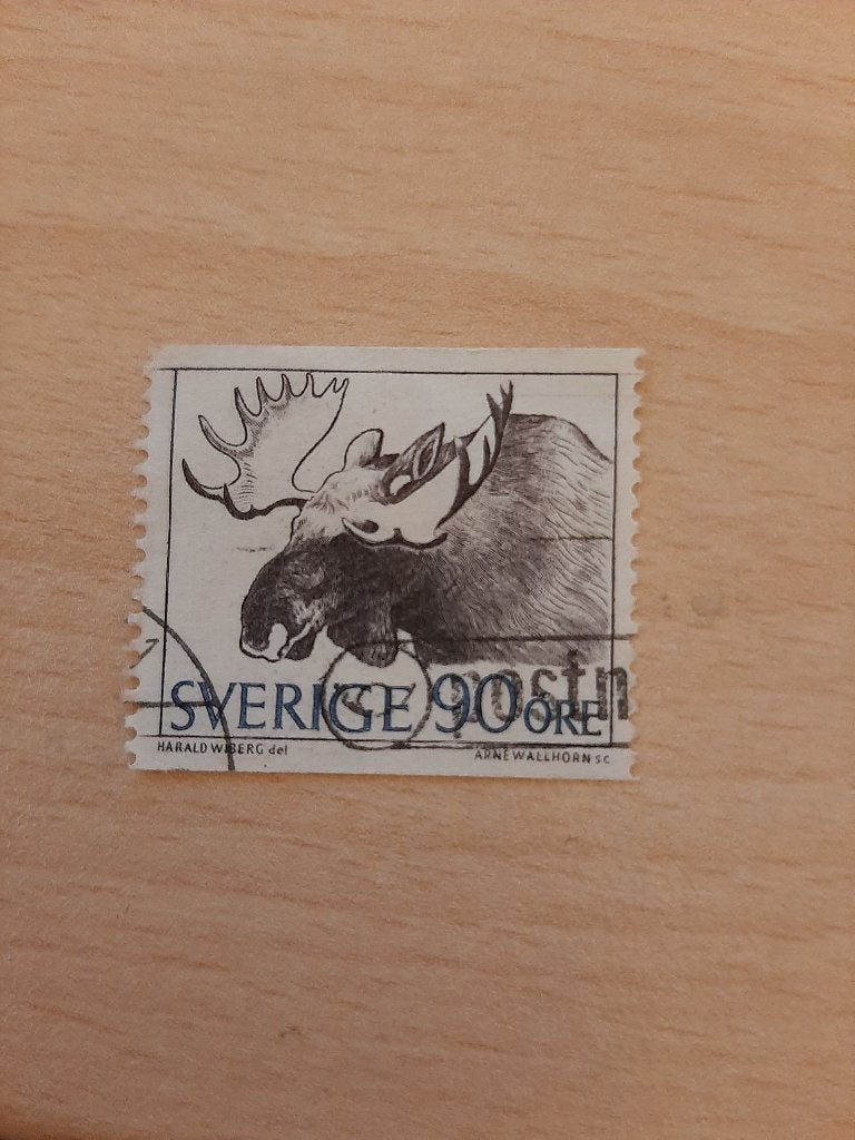Zweden eland, Verzenden, Zweden, Gestempeld