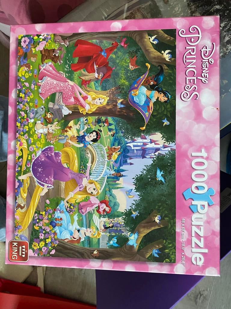 Disnet puzzel 1000 stukjes, Ophalen of Verzenden, Meer dan 50 stukjes, Gebruikt, 6 jaar of ouder