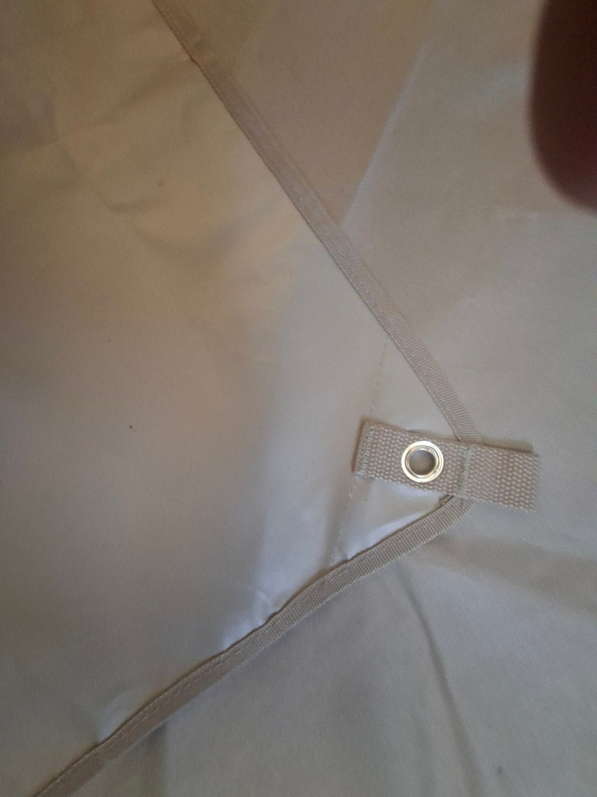 Lichtgewicht grondzeil/tarp, afdekzeil, schaduwdo, Ophalen of Verzenden, Gebruikt
