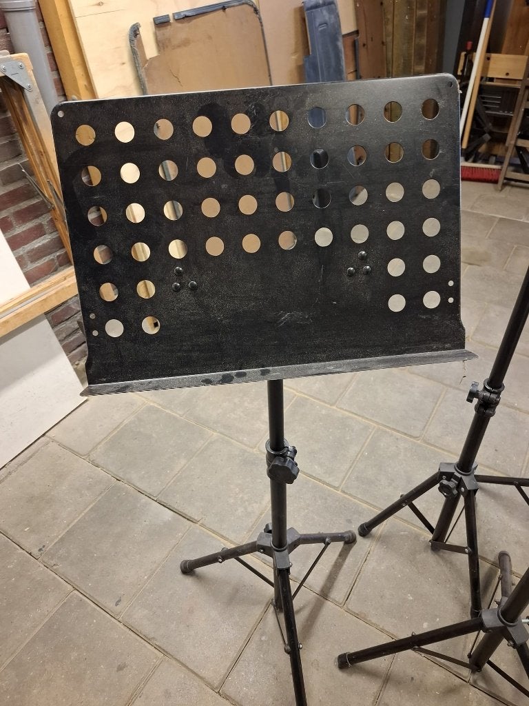 muziek standaard lessenaar statief, Muziek en Instrumenten, Ophalen, Gebruikt, Overige instrumenten
