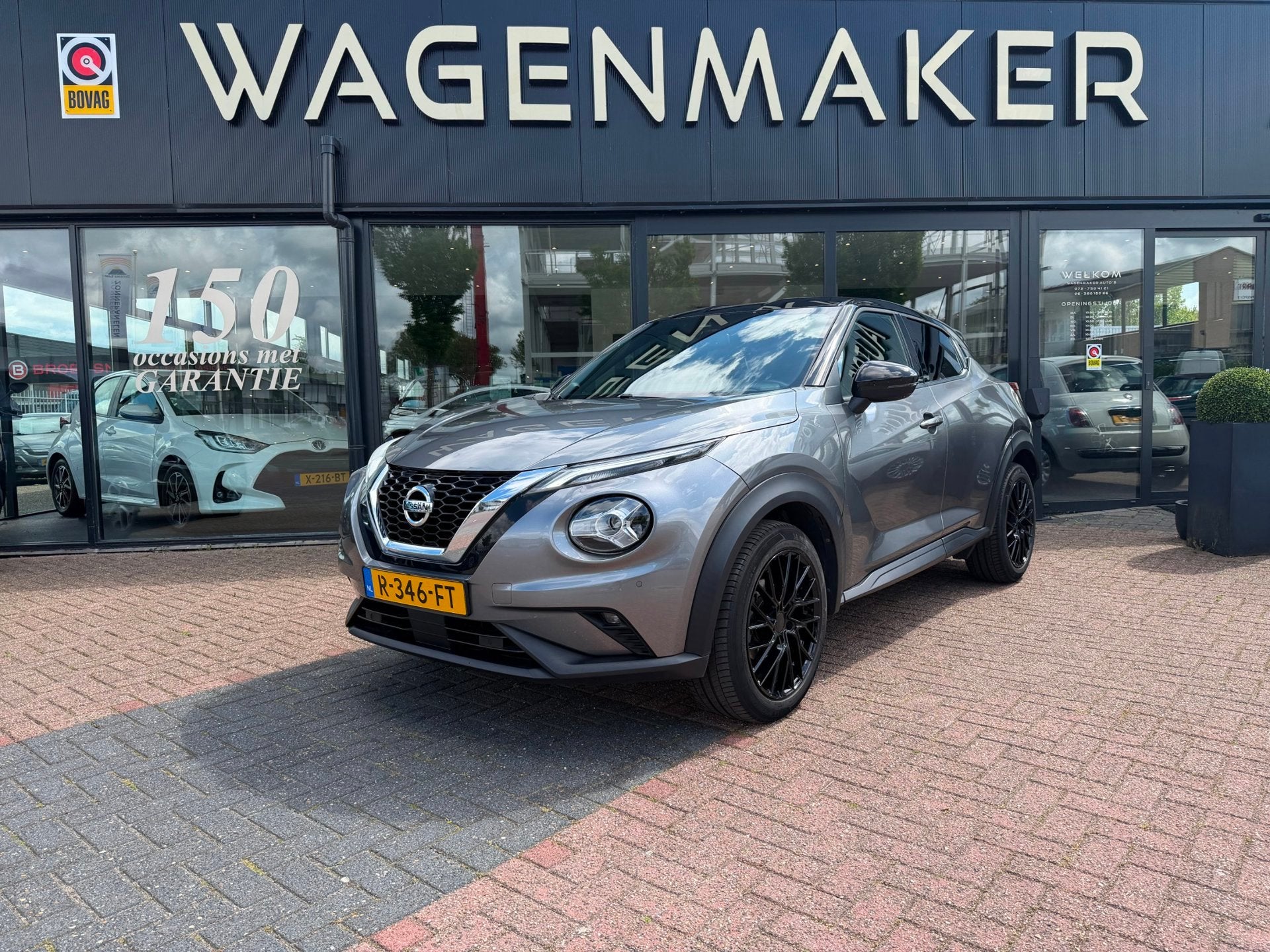 Nissan Juke 1.0 DIG-T N-Design AUT|ACC|NAV|360CAM|Carplay, Auto's, 12 maanden, Euro 6, Leder en Stof, Bedrijf