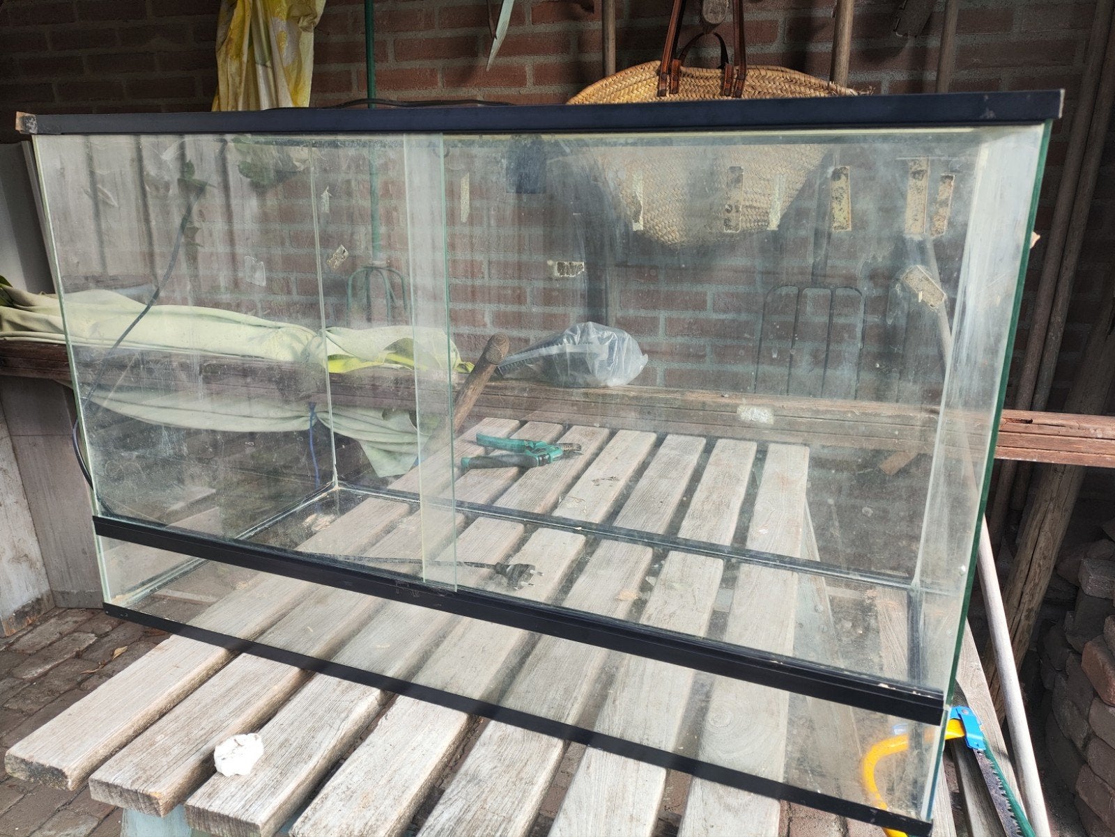 Terrarium, Ophalen, Gebruikt, Leeg aquarium
