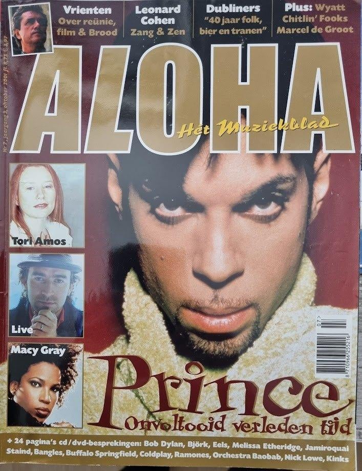 Aloha magazine met Prince op de cover, Ophalen of Verzenden, Zo goed als nieuw, Boek, Tijdschrift of Artikel