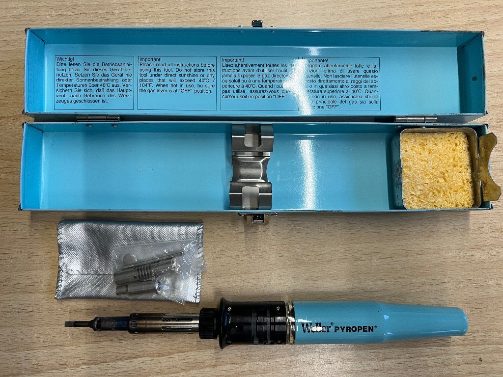 Weller Pyropen soldeerbout, gassoldeerbout, Hobby en Vrije tijd, Ophalen of Verzenden