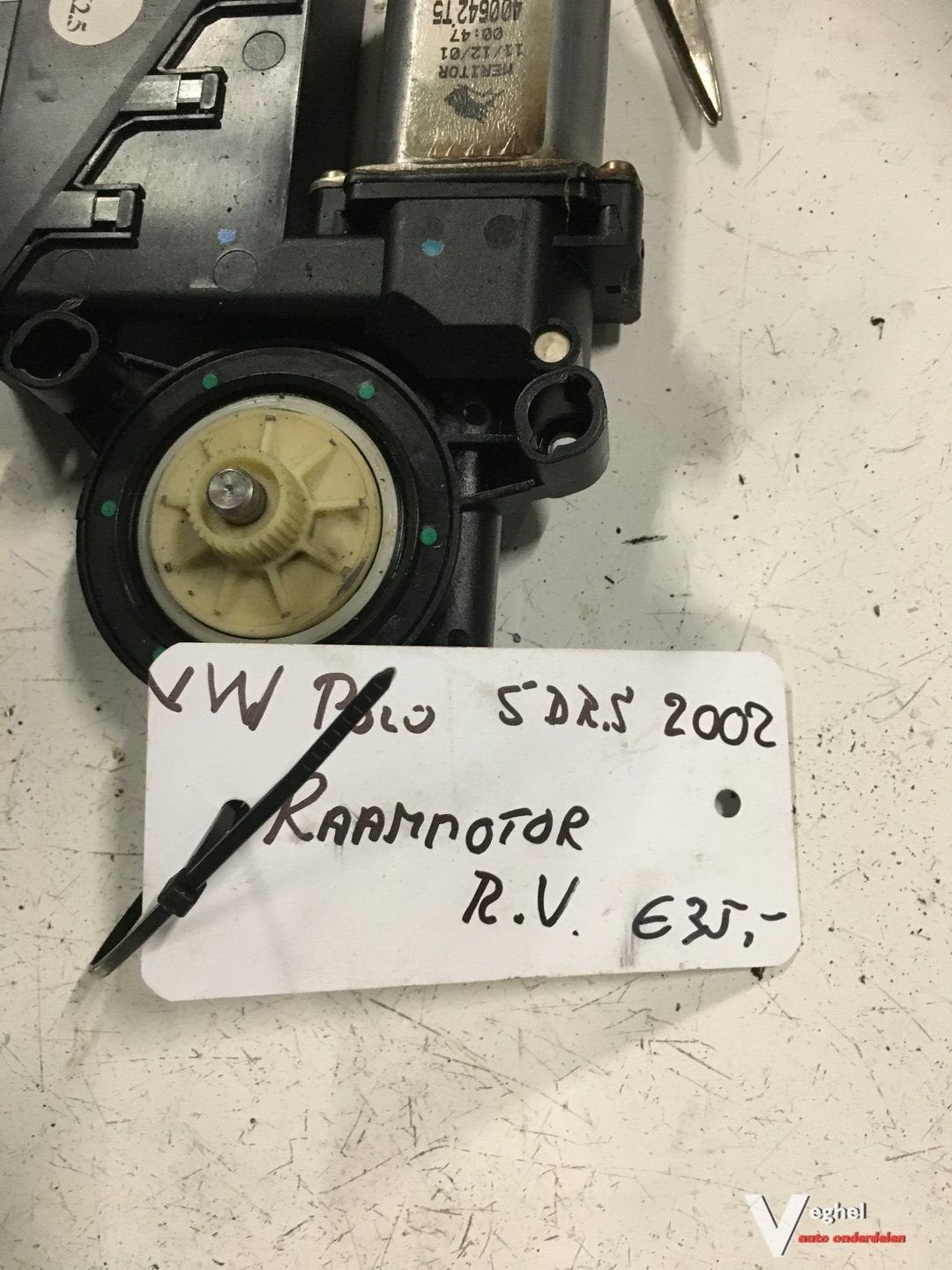 Vw Polo 5drs 2002 Raammotor Rechtsvoor, Gebruikt, -, -, Ophalen of Verzenden