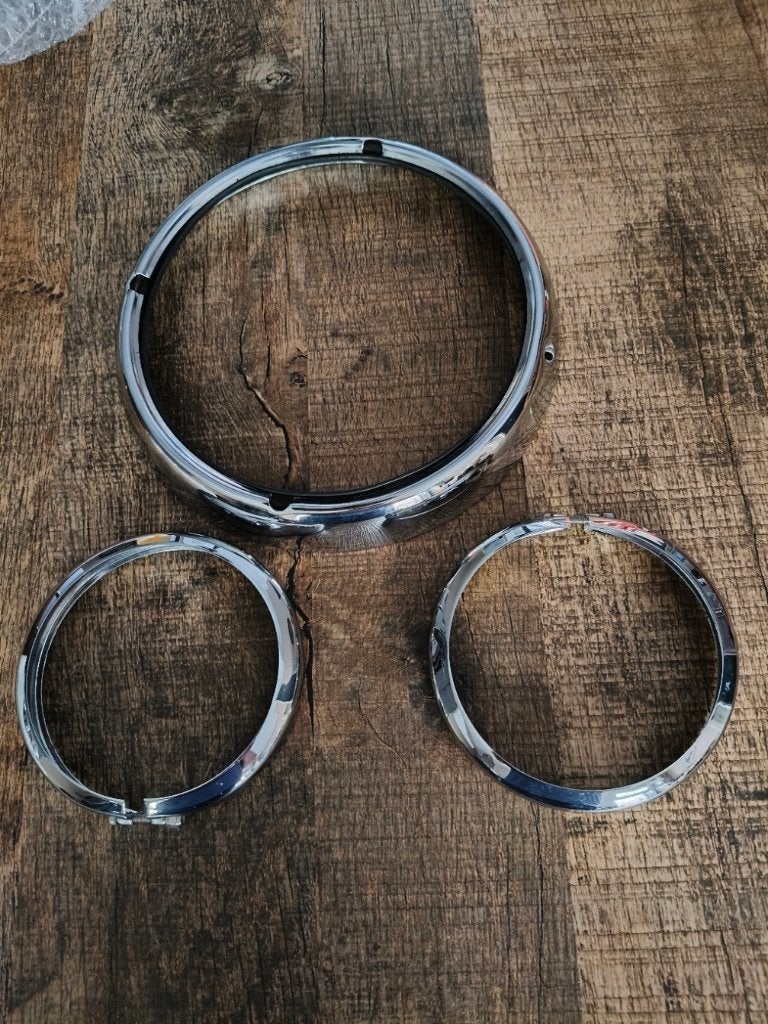 te koop koplamp ring en 2 ringen van de schijnwerper, Ophalen of Verzenden, Gebruikt