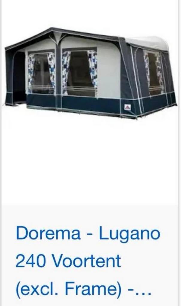 Dorema Lugano 240 Voortent - Nieuw in doos, Caravans en Kamperen, Caravan accessoires, Ophalen, Nieuw