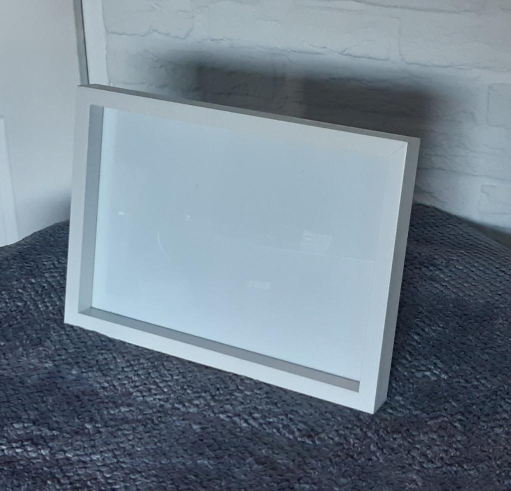 Fotolijstje wit 32x23 cm (buitenmaat), Ophalen of Verzenden