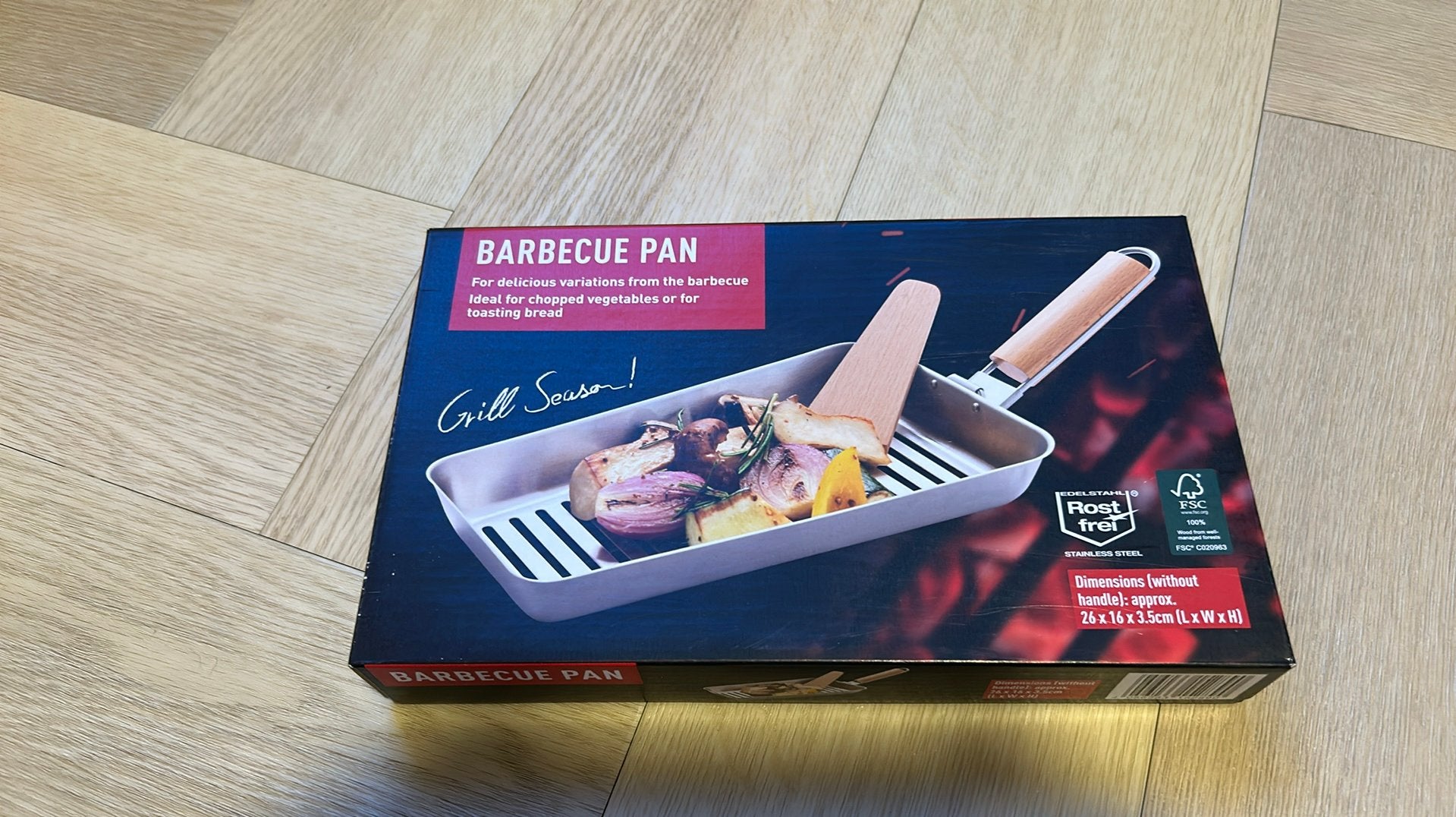 Barbecue pan / roosterbakje voor groenten, Ophalen of Verzenden, Nieuw