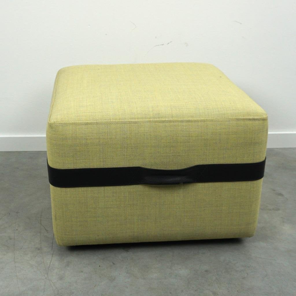 Design Poef | Zitkussen | Hocker  | Geel, Gebruikt, -, -, Ophalen of Verzenden