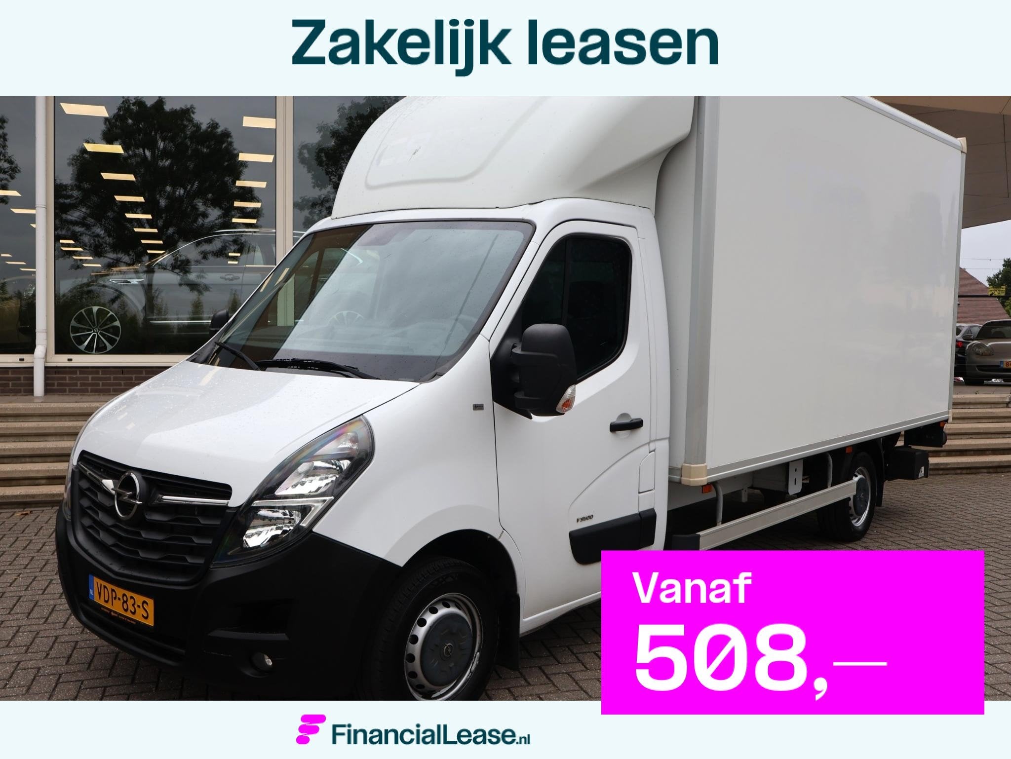 Opel Movano 2.3 TURBO 150 PK MEUBELBAK BAKWAGEN LAADKLEP + C, Voorwielaandrijving, Gebruikt, Euro 6, 4 cilinders