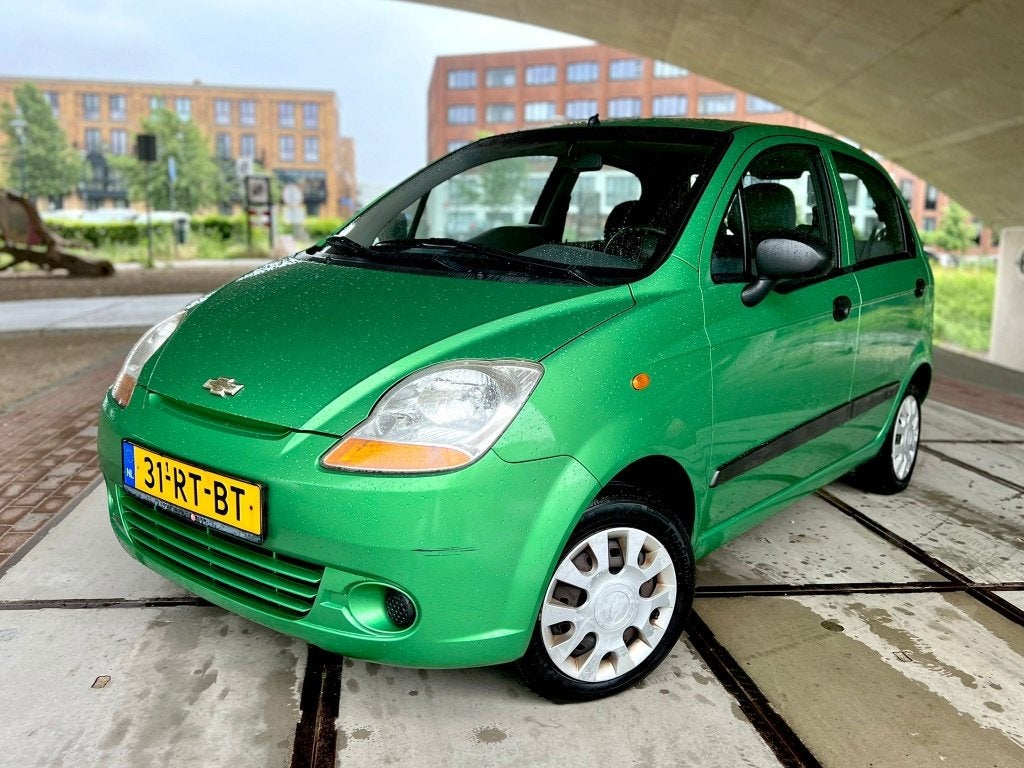 Chevrolet Matiz 0.8 AUT 2006 Groen 32.000 KM NAP Automaat, Auto's, Chevrolet, Stof, Zwart, 0 kg, Origineel Nederlands