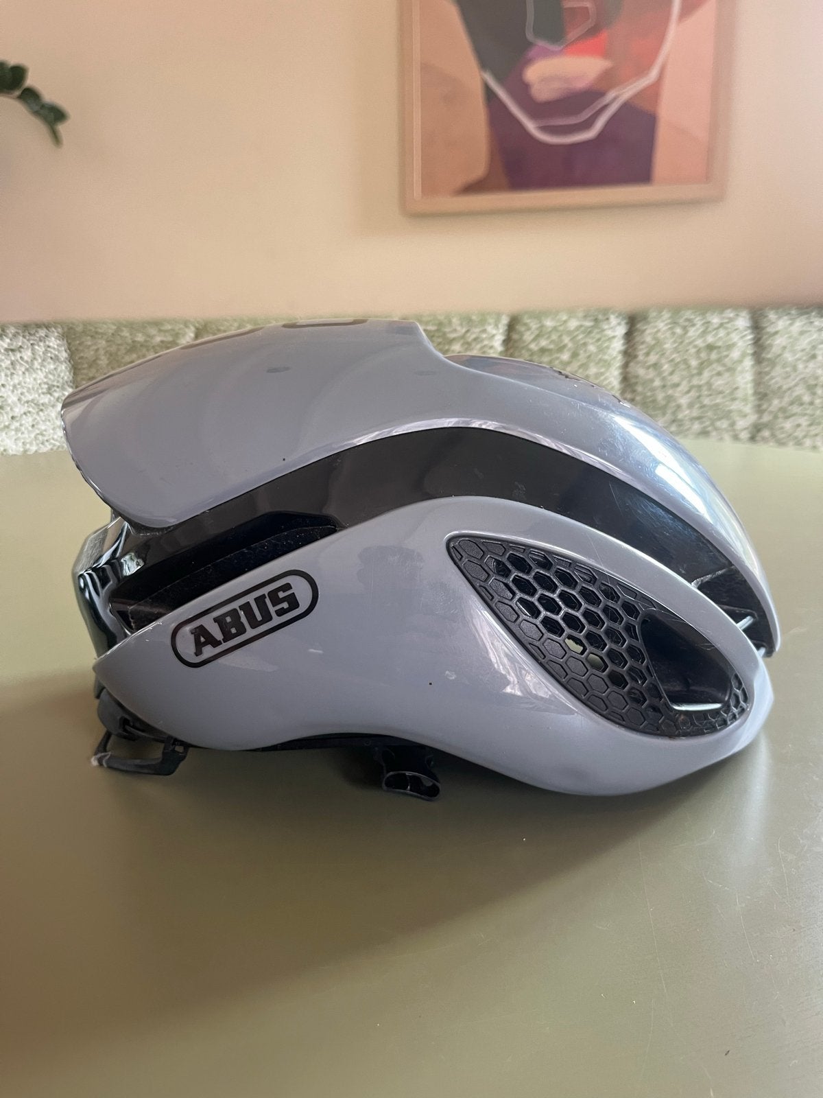 ABUS GameChanger grijze fietshelm - Maat L (59-62 cm), Ophalen of Verzenden, Gebruikt, L, Heer of Dame