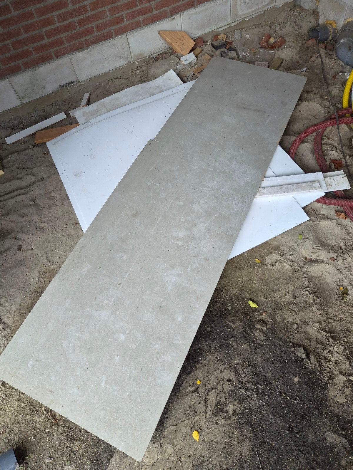 vezel cement plaat, Ophalen