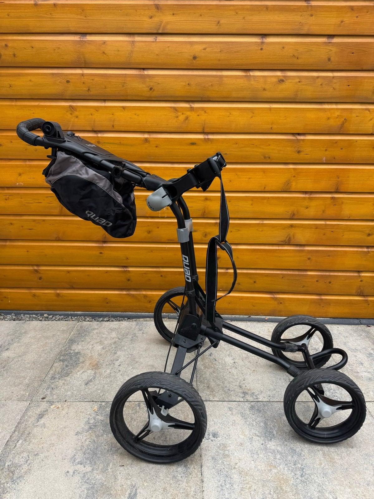 Bagboy Quad Pushcart - Zo goed als nieuw, Sport en Fitness, Golf, Ophalen, Zo goed als nieuw, Golfkar, Overige merken