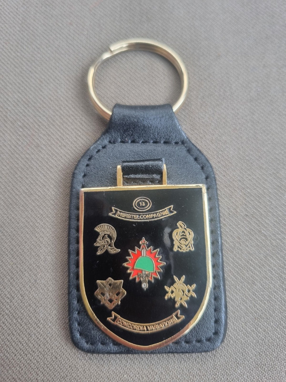 borstzakhanger 13 Herstelcompagnie, Verzamelen, Ophalen of Verzenden, Landmacht, Nederland, Embleem of Badge
