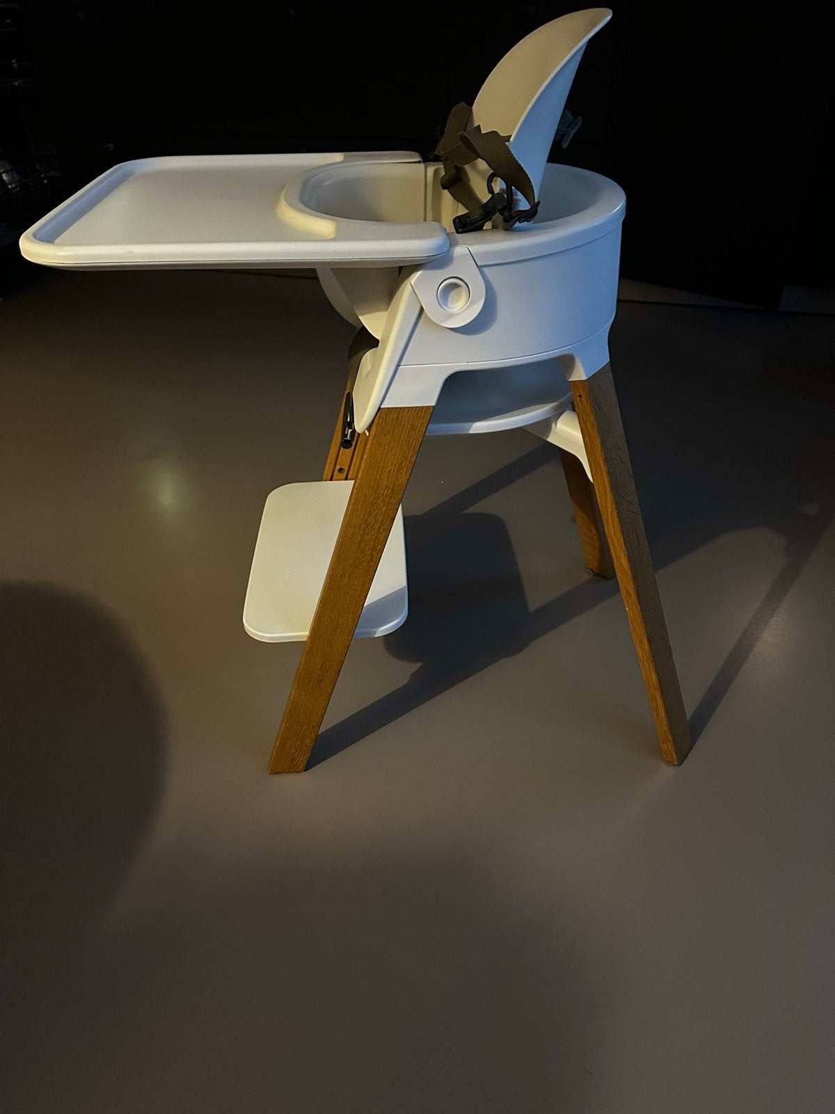 2 Stokke Steps Meegroeistoel met 1 Peuterstoeltje, Ophalen, Gebruikt, Meegroeistoel, Stoelverkleiner
