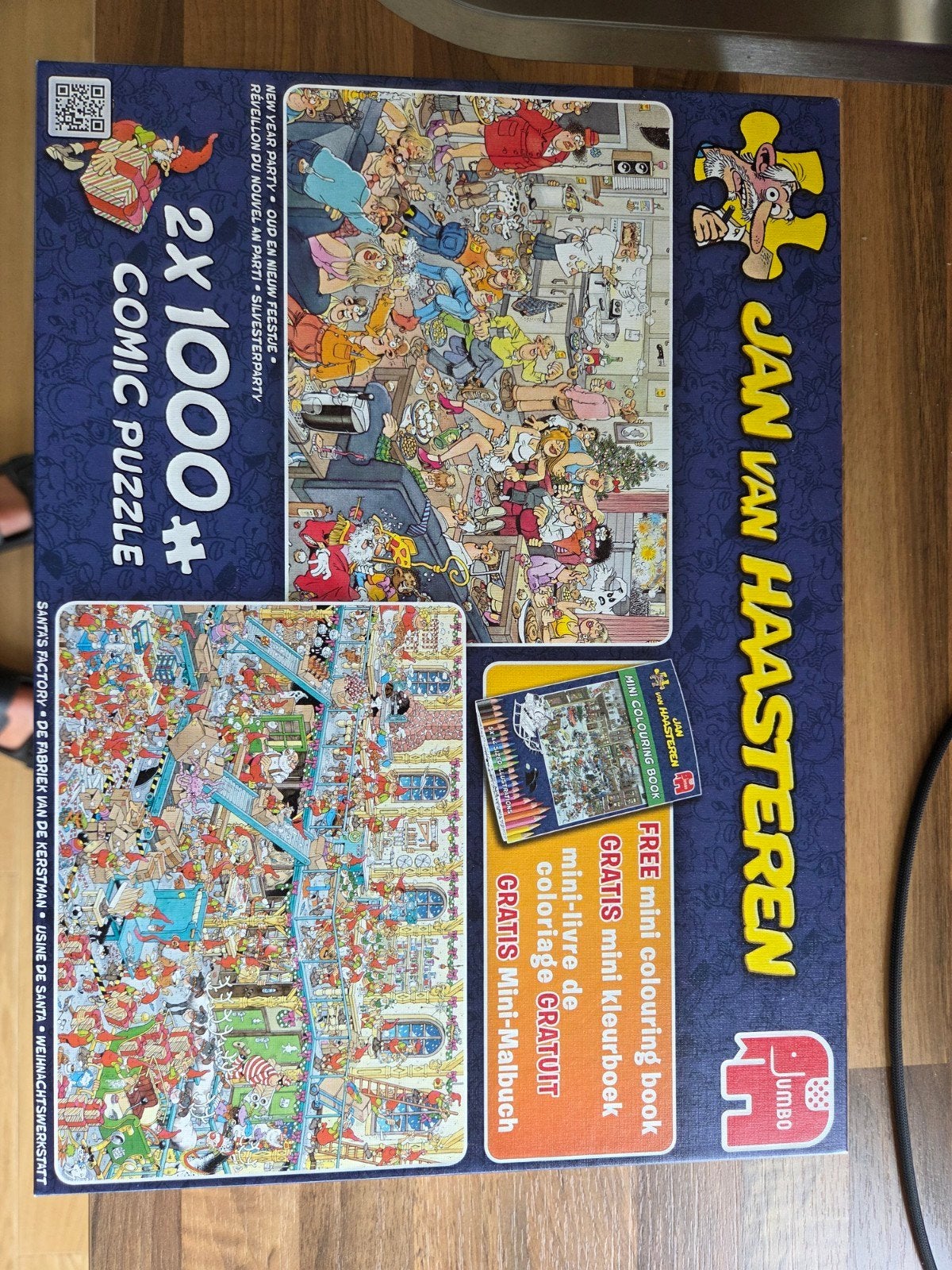 Jan van Haasteren 2x 1000 stukjes Comic Puzzel, Hobby en Vrije tijd, Denksport en Puzzels, Ophalen of Verzenden