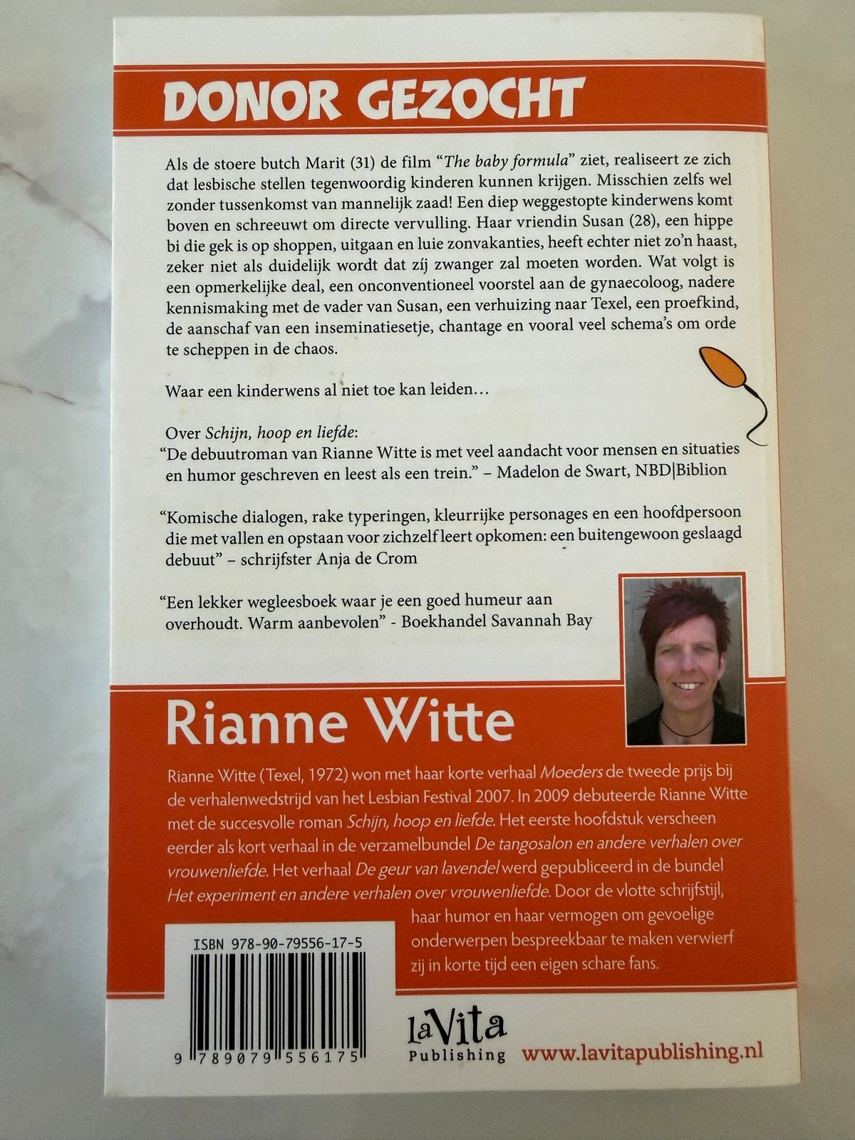 Donor Gezocht - Rianne Witte, Ophalen of Verzenden, Zo goed als nieuw, Nederland