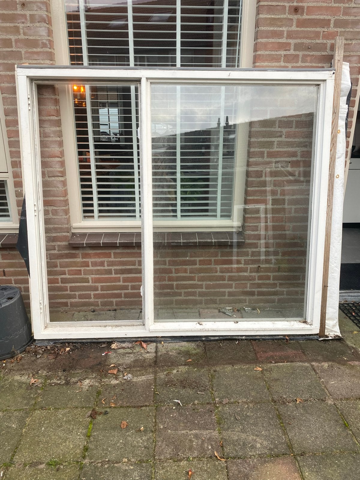 Raamkozijn gratis op te halen 180x160 cm, Ophalen, Gebruikt, Gevelraam of Ruit, 160 cm of meer