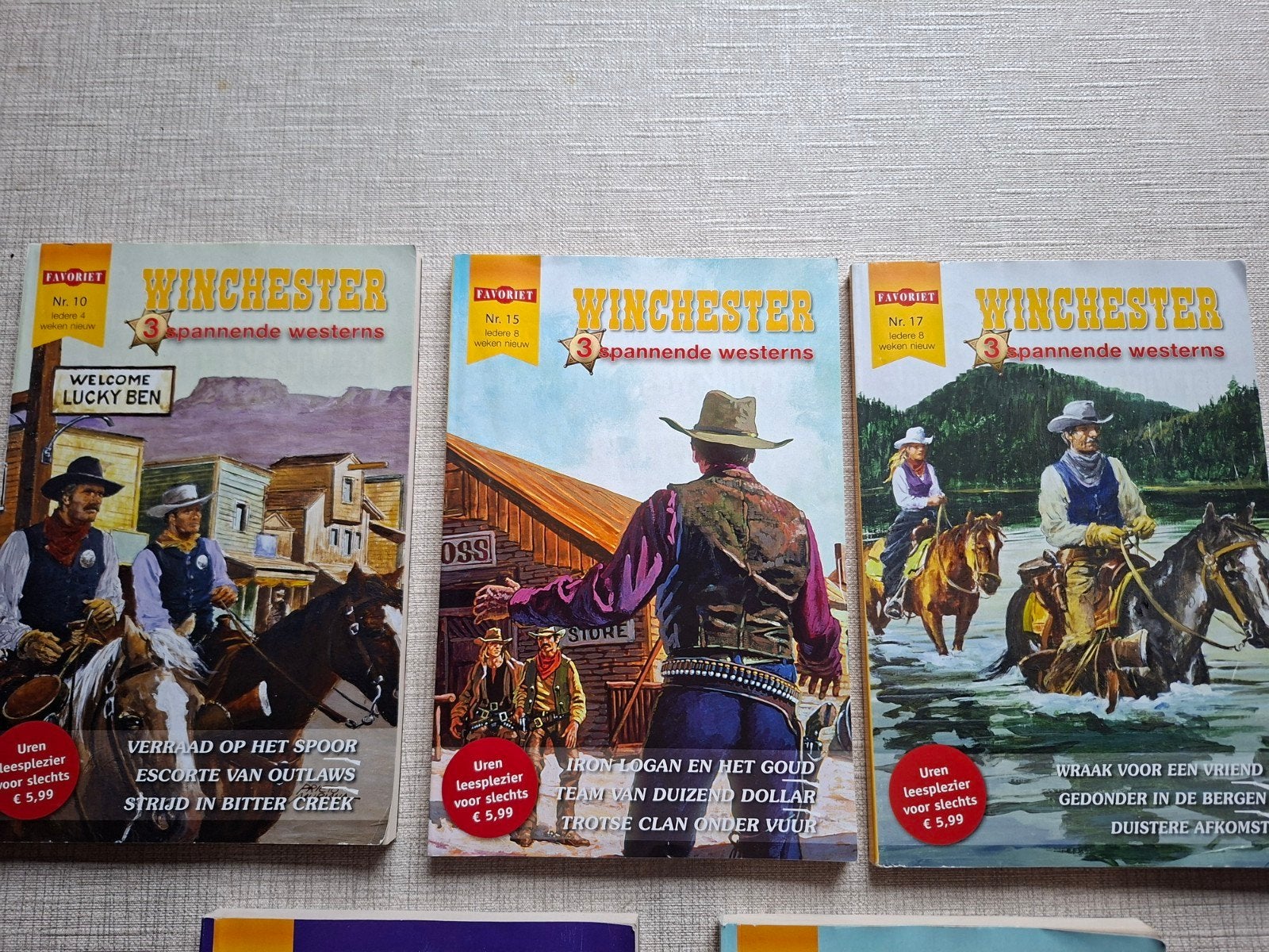 8 western romans omnibussen te koop., Ophalen, Zo goed als nieuw